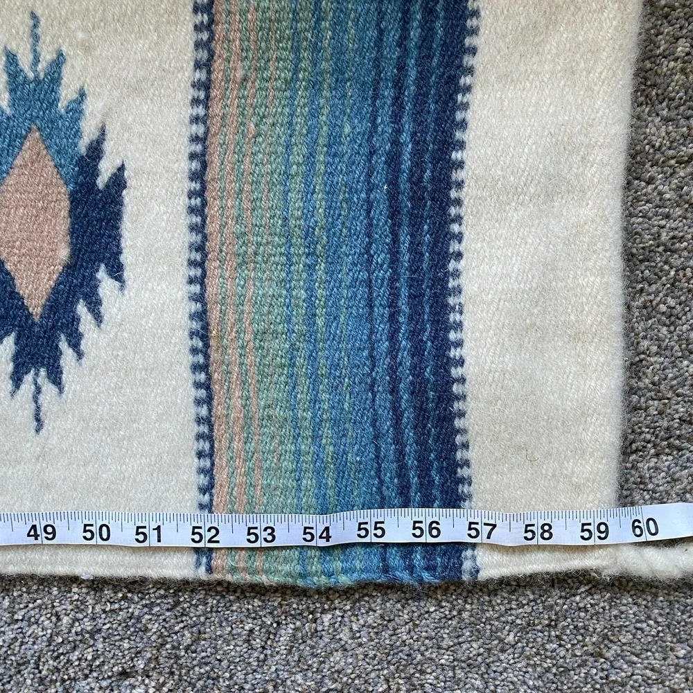 Handwoven Area Wool Rug 24x59